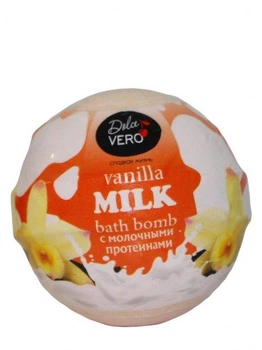Бомба для ванн Dolce Vero с протеинами молока «Vanilla MILK» 75 г
