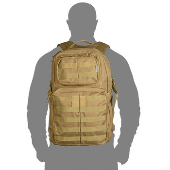 Тактический рюкзак Camotec из плотной и износостойкой ткани Dash Coyote