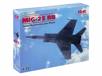 Сборная модель ICM МиГ-25 РБ, Советский самолет-разведчик 72173