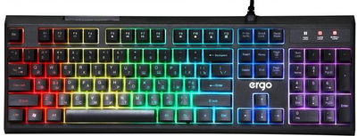 Клавіатура Ergo KB-830 light USB Black