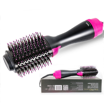 Фен расческа для волос One Step Hair Dryer Black