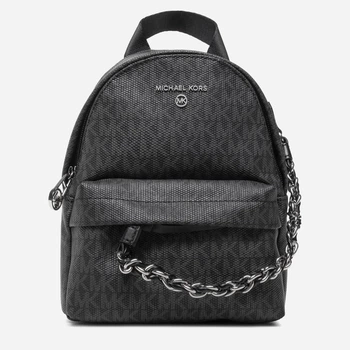 Жіночий рюкзак Michael Kors XS CNV MSGR BACKPACK 30T1S04B0B001 Чорний (800070281827)