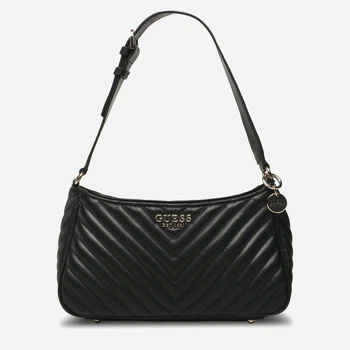 Сумка кросс-боди женская GUESS KEILLAH SHOULDER BAG HWQG8690180-BLA Черная (800070292873)