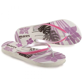 Тапочки-вьетнамки Mares Slipper Leaf (бело-розовый) 40 (440603.FUCS.40)