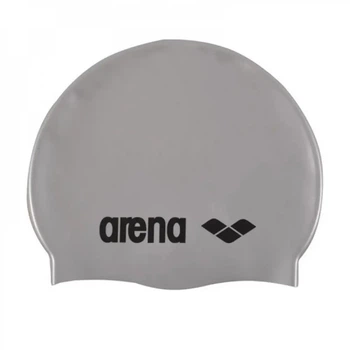 Шапка для плавания Arena CLASSIC SILICONE серебристый Дет OSFM ‎3468333887700