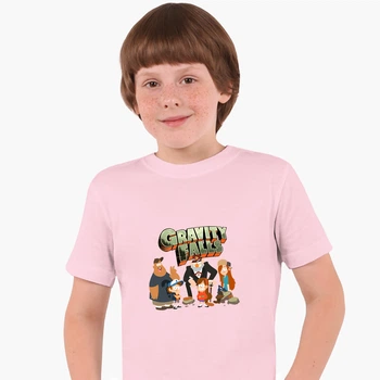 Детская футболка Гравити Фолз (Gravity Falls) (25186-2628) 134-140 см Хлопок Розовый