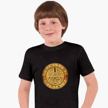 Дитяча футболка Гравіти Фолз Білл Шифр (Gravity Falls Bill Cipher) (25186-2627) 104-110 см Бавовна Чорний