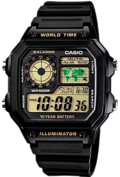 Мужские часы CASIO AE-1200WH-1BVEF