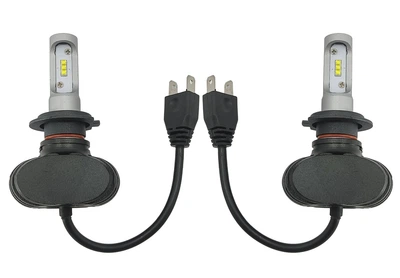 Качественные LED лампы Н-7. LED лампы H-7 12-24V 6000K 4000Lm. Тип охлаждения - радиатор.