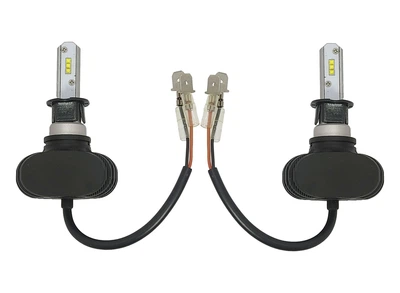 Светодиодные LED лампы Н3. H-3 12-24V 6000K 4000Lm. Тип охлаждения - радиатор.