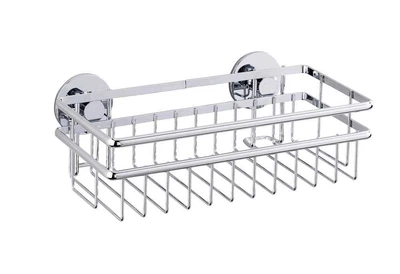 Настенная полка Wenko Cali Express-Loc®, 25 x 7,5 x 14,5 см, нержавеющая сталь, серебристый