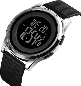 Чоловічий годинник Skmei 1502 Black-Silver (1080-0667)