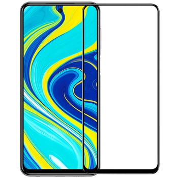 Захисне скло XD+ (full glue) (тех.пак) для Xiaomi Redmi Note 9s / Note 9 Pro / Note 9 Pro Max Черный