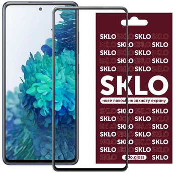 Захисне скло SKLO 3D (full glue) для Samsung Galaxy S20 FE Чорний (00000039288_1)