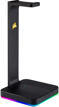 Подставка для наушников Corsair Gaming ST100 RGB Premium Headset Stand with 7.1 Surround Sound (CA-9011167-EU)