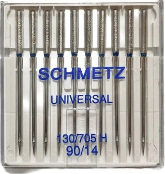 Иглы универсальные (10 игл в наборе) Schmetz №90