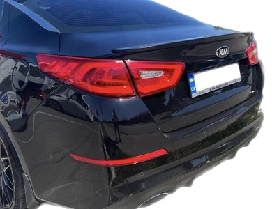 Спойлер лип Kia Optima 2014-2015 ABS пластик, колір чорний глянець для Kia Optima / K5 2010-2015 (8097)