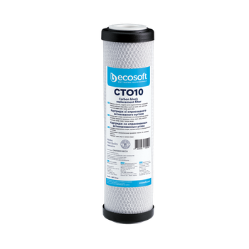 Картридж зі спресованого активованого вугілля Ecosoft CTO10 2,5"х10"