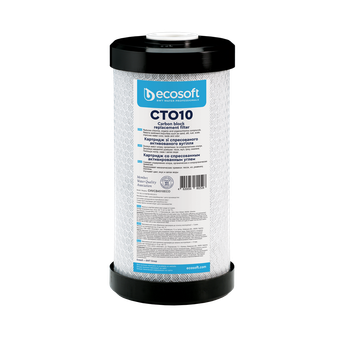 Картридж зі спресованого активованого вугілля Ecosoft CTO10 4,5"х10"