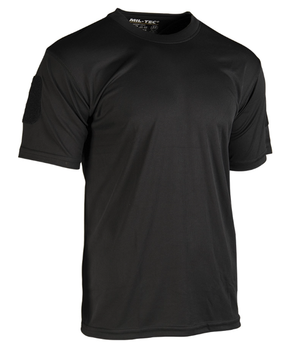 Черная футболка тактическая Mil-Tec S мужская футболка