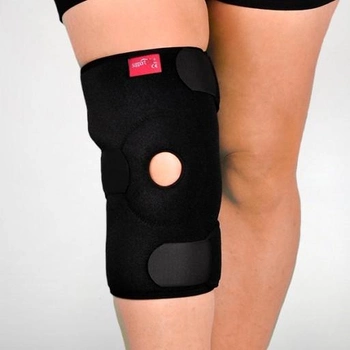 Неопреновый бандаж коленного сустава Orthopoint ERSA-201 с силиконовым кольцом универсальный