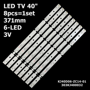 LED підсвітка TV 40" inch 6-led 371mm KJ40D06-ZC14F-01 KJ40D06-ZC14-01 LED42HD330D 303KJ400032 8pcs=1set