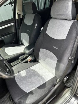 Авто чехлы из автоткани для CHEVROLET EVANDA 2000-2008 Kegel-Blazusiak SPORT LINE+ серый