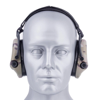 Активні навушники для стрільби під шолом Sordin Supreme Pro X Neckband Multicam
