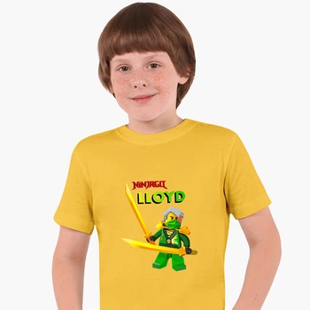 Детская футболка Лего Ниндзяго Ллойд Гармадон (LEGO Ninjago Masters of Spinjitzu Lloyd Montgomery Garmadon) (25186-2641) 158-164 см Хлопок Желтый