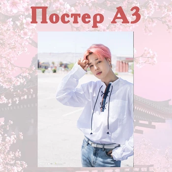 Постер плакат Пак Чімін BTS Bangtan Boys 42х29 см А3 (poster_0146)