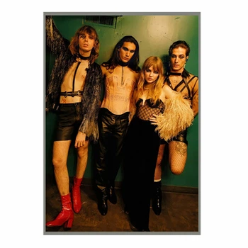 Постер плакат группа Maneskin Манескин 42х29 см А3 (poster_0607)