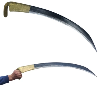 Кованая ручная заточенная турецкая садовая коса Gunas 80 см