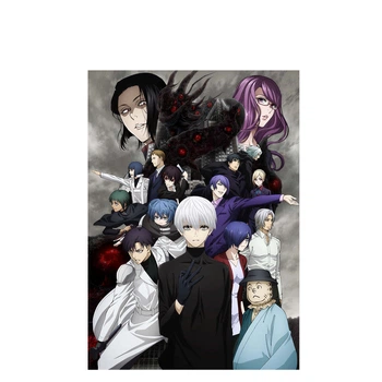 Постер плакат аниме Токийский гуль Tokyo Ghoul 42х29 см А3 (poster_0259)