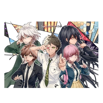 Постер плакат аніме Данганронпа Школа відчаю Danganronpa 42х29 см А3 (poster_0263)