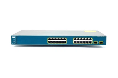 Cisco WS-C3560-24TS-E - 24x FE RJ45, 2x 1G SFP, IP Services, Catalyst 356 Комутатор Refurbished