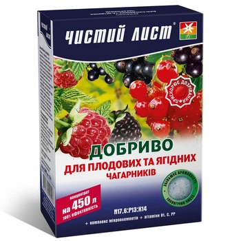 Удобрение для плодовых и ягодных кустарников Чистый Лист / 300 г