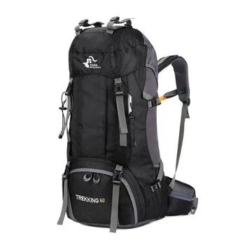 Туристический, походный рюкзак FREE KNIGHT 60L Black