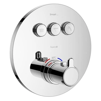 Смеситель скрытого монтажа IMPRESE SMART CLICK ZMK101901233, хром