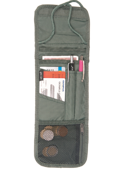 Сумка-гаманець тактична Mil-Tec Нагрудна для грошей та документів 15х12,5см Олива BRUSTBEUTEL 15X12,5 OLIV (15820001)