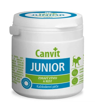 Canvit JUNIOR dog 100 г (100 табл) - витаминно-минеральная добавка для щенков и молодых собак
