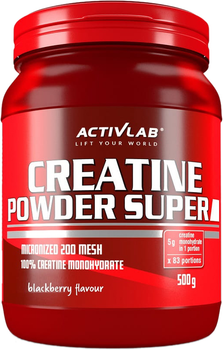 Kreatyna ActivLab Creatine Powder Super 500 g Jar Blackcurrant (5907368875057)