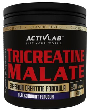 Kreatyna jabłczan ActivLab Tri Creatine Malate 300 g Jar Blackcurrant (5907368800592)