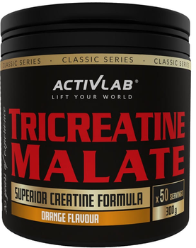 Kreatyna jabłczan ActivLab Tri Creatine Malate 300 g Jar Orange (5907368800585)