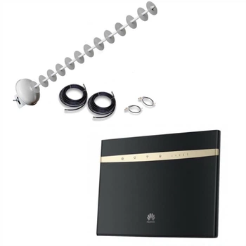 Комплект роутер Huawei b525s-23A 3G/4G LTE+антена Стрела 5 2х20 DBI MIMO RNET/кабель/переходники