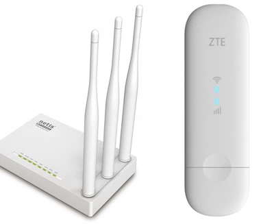 Комплект модем ZTE MF79U + Роутер 3G/4G WiFi Netis MW5230