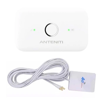 Роутер мобільний Anteniti E5573 WI-FI + міні антена панельна MIMO 7 dBi 2*TS9