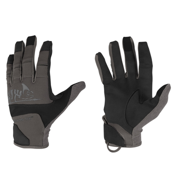 Рукавички Range Tactical Gloves Hard Helikon-Tex Black/Shadow Grey M Тактичні