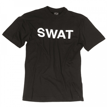 Футболка Swat Mil-Tec Black S Тактична чоловіча