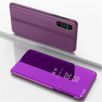 Чехол-книжка Mirror для Samsung Galaxy A14 / A145 Зеркальная Сиреневый