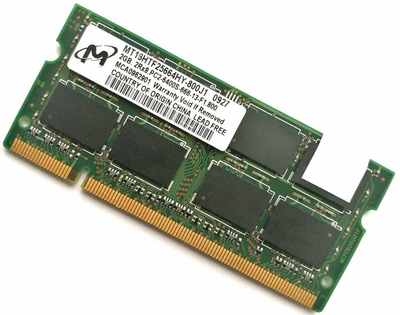 Модуль памяти Micron DDR2 2Gb 800 MHz Sodimm (DDR2 2Gb 800 MHz Sodimm), б/у